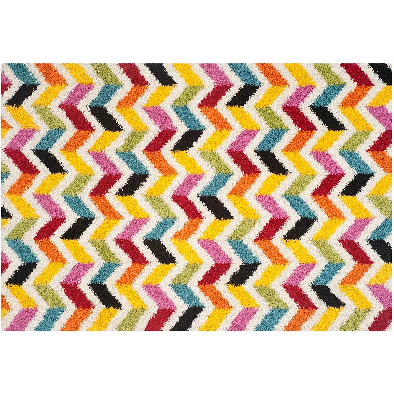 Safavieh Kids Kaleidoscope Chevron Shag Rug