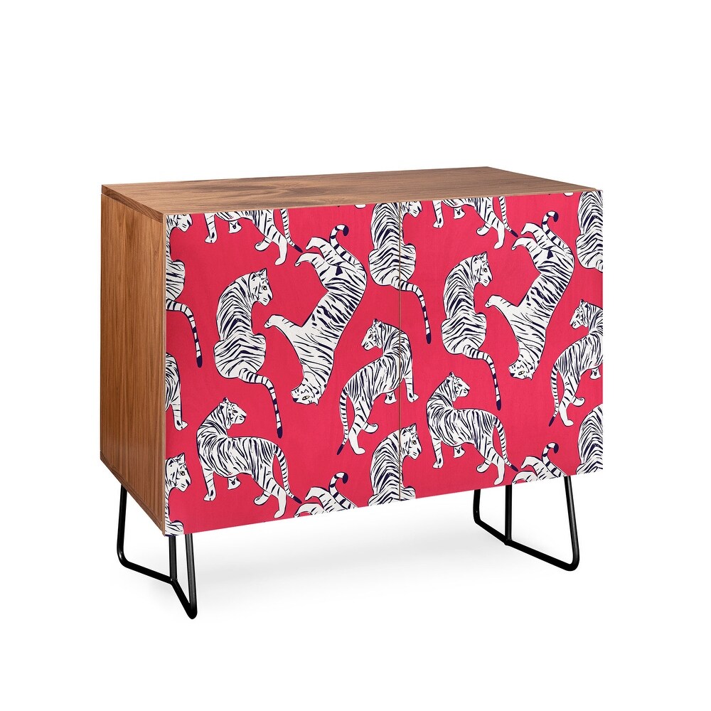 Ninola Design Christmas Holiday Botanical Made to Order Credenza Cabinet