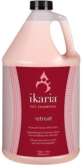 Ikaria Retreat Rose and Sweet Milk Scent Dog and Cat Shampoo