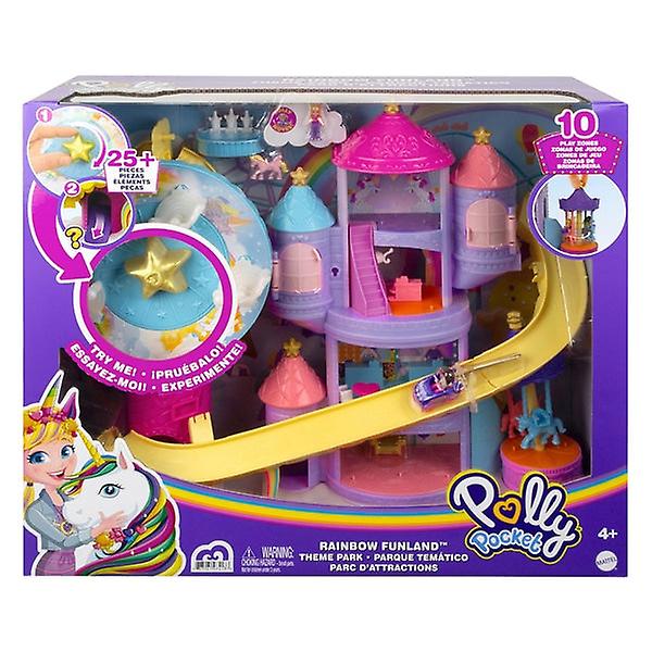 Polly pocket rainbow funland theme park playset