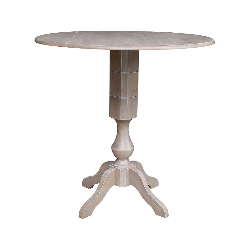 International Concepts Kayden Drop Leaf Pedestal Table