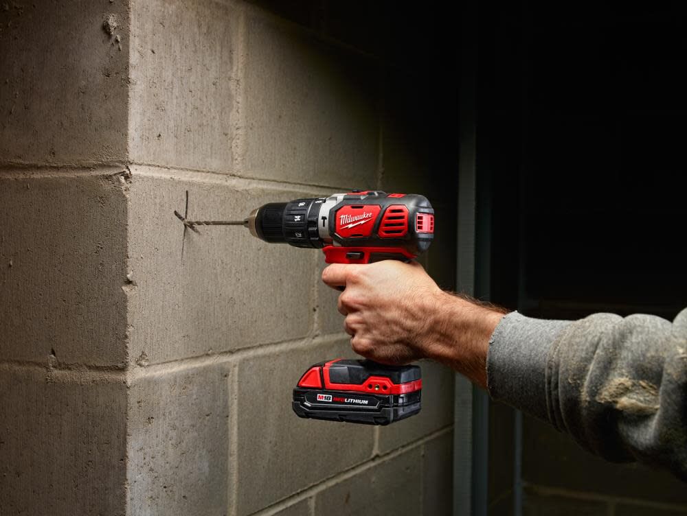 Milwaukee M18 Compact 1/2" Hammer Drill/Driver Bare Tool Reconditioned 2607-80 from Milwaukee