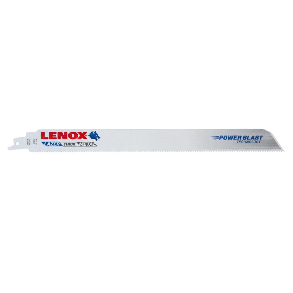 LENOX Reciprocating Saw Blade B12110R 12 X 1 X .042 X 10 TPI 25pk ;