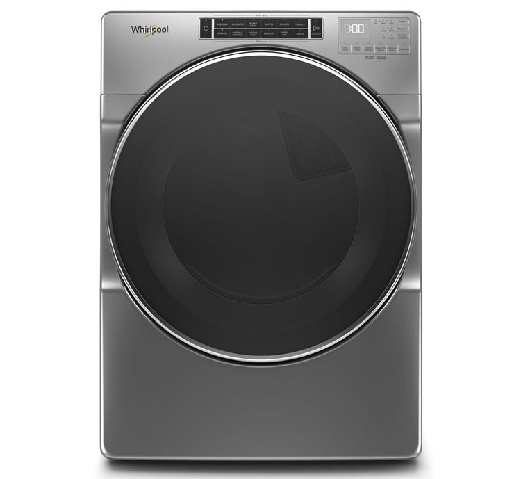 Whirlpool ADA 7.4 Cu. Ft. Chrome Shadow Front Load Gas Dryer With Steam Cycles