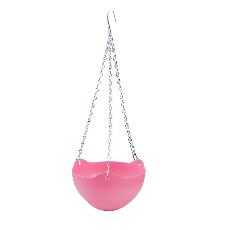 factory cheap garden supplies hanging pot plastic hanging basket