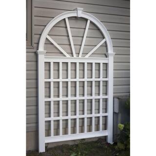 VITA 49L x 84H Vienna Vinyl Trellis White VA68203 VA68203