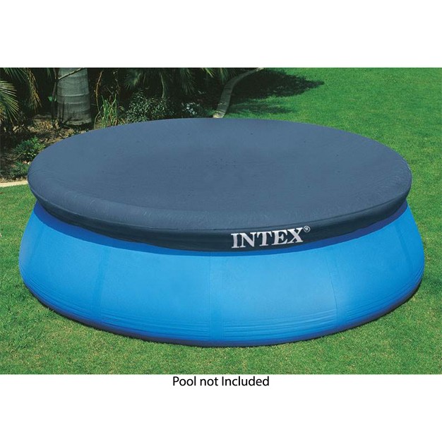 Intex 28020e 7 3 Feet Easy Set Swimming Pool Debris Vinyl Cover Tarp Blue