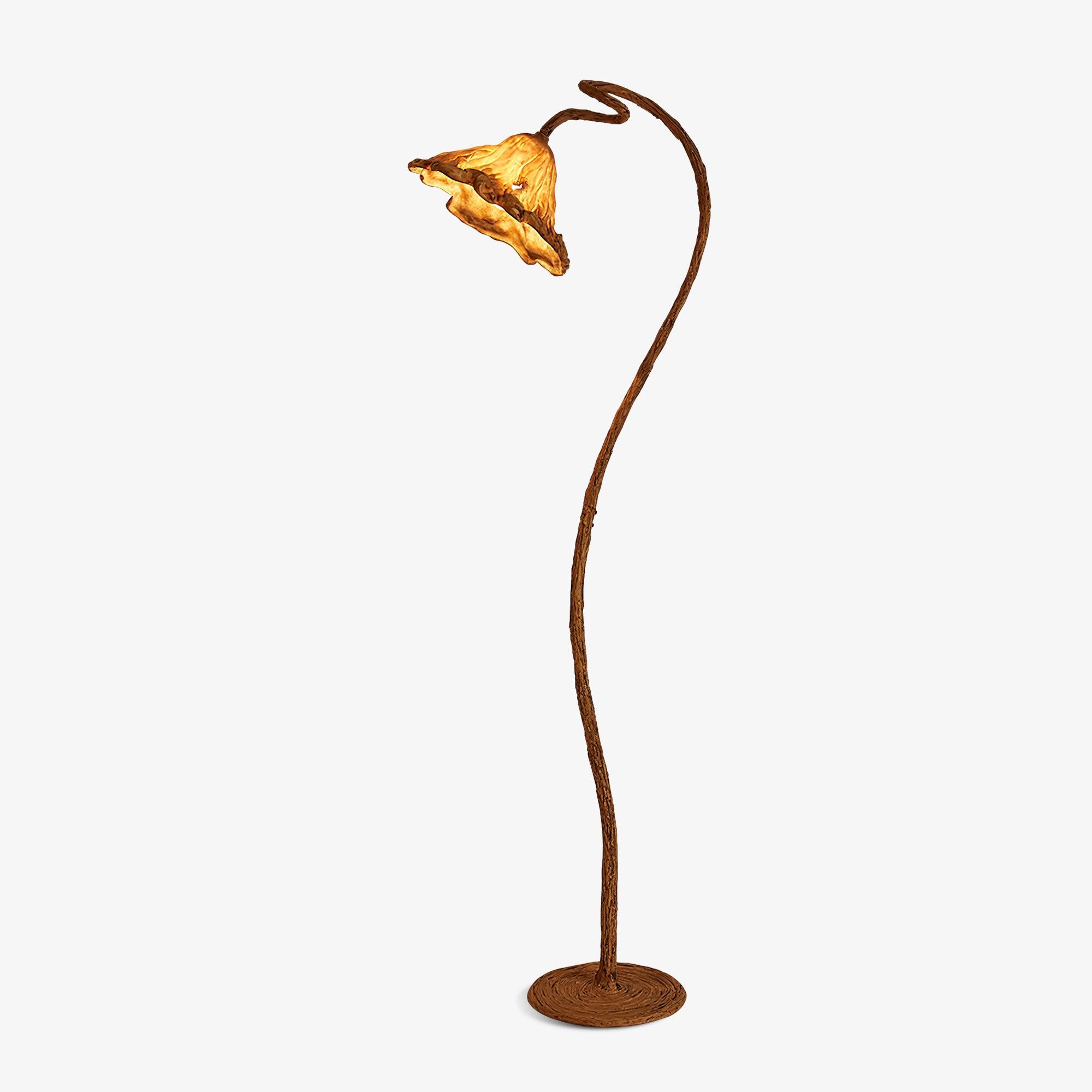 Artistic Lotus Leaf Floor Lamp