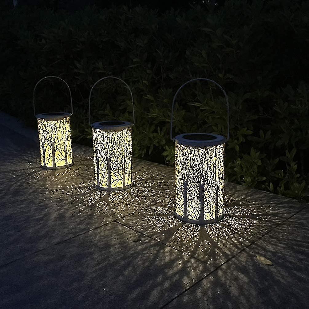 Led Solar Lantern Hanging Moroccan Silhouette Led Solar Lights Lights Outdoor Garden Lighting Waterp