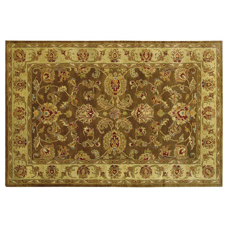 Nourison Jaipur Traditional Framed Floral Wool Rug