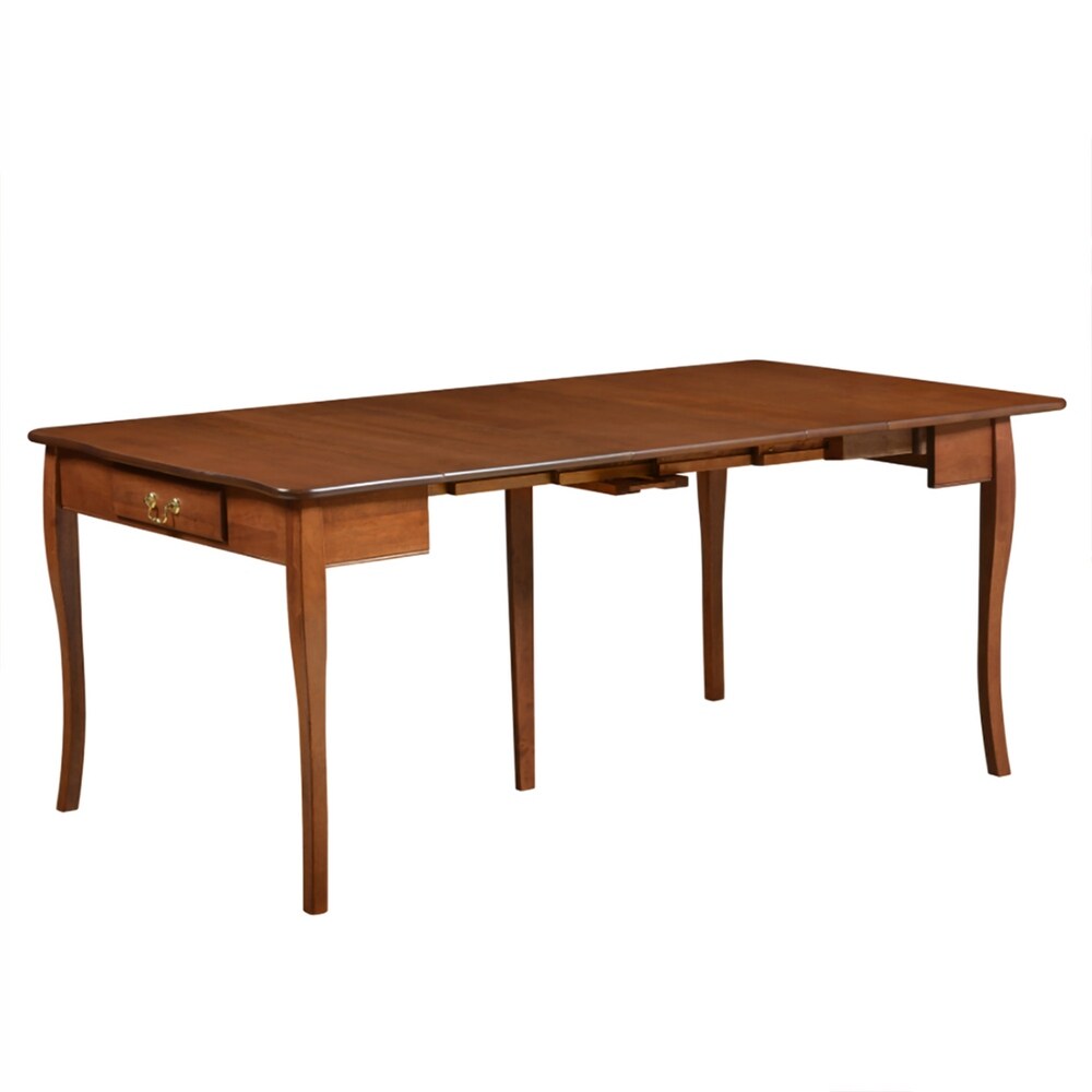 Stakmore Expanding Convertible Console to Dining Room Table w/ 2 Leaves  Cherry   94