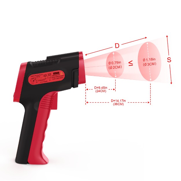 Thermopro Tp30w Digital Infrared Thermometer Gun Non Contact Laser Temperature Gun For Pizza Oven Grill Swimming Pool Construction And More