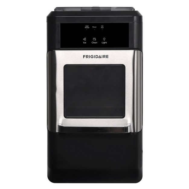 Frigidaire 200 watt Crunchy chewable nugget Stainless Steel Ice Maker