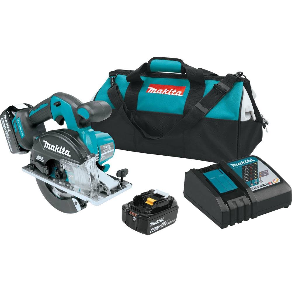 18V LXT Lithium-Ion Brushless Cordless 5-7/8 in. Metal Cutting Saw Kit (5.0Ah) ;