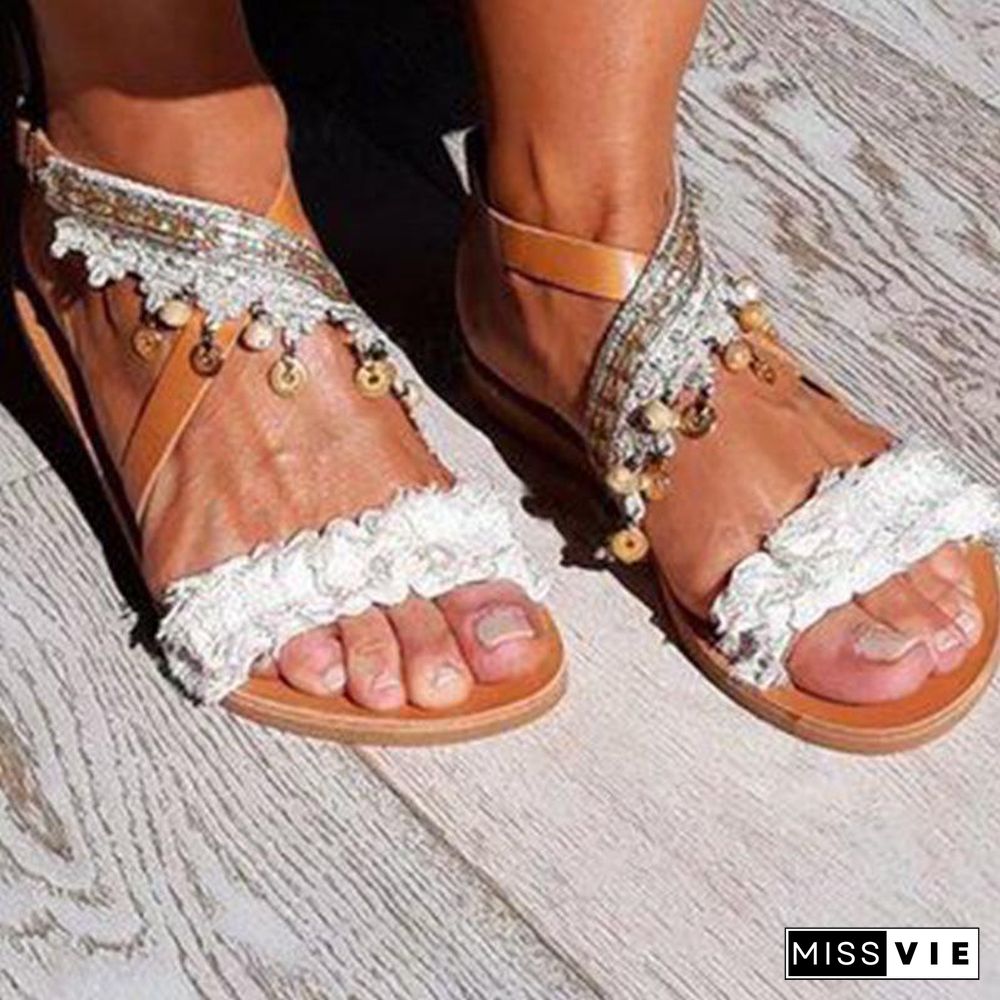 Flat Summer Bohemia Style Women Sandal