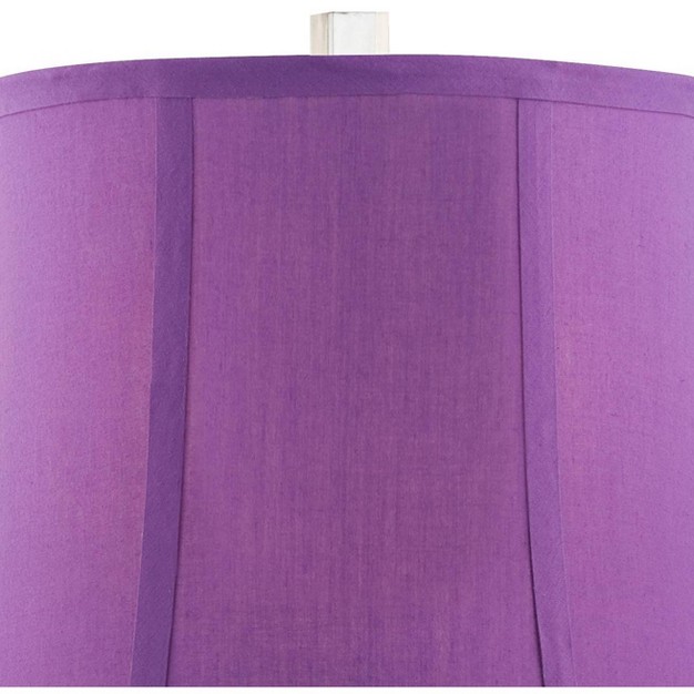 High Multi Colored Stacked Gem Purple Shade For Bedroom Living Room Bedside Nightstand Office Family