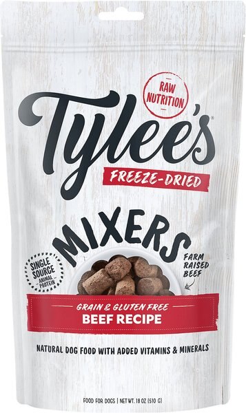 Tylee's Freeze-Dried Mixers for Dogs， Beef Recipe