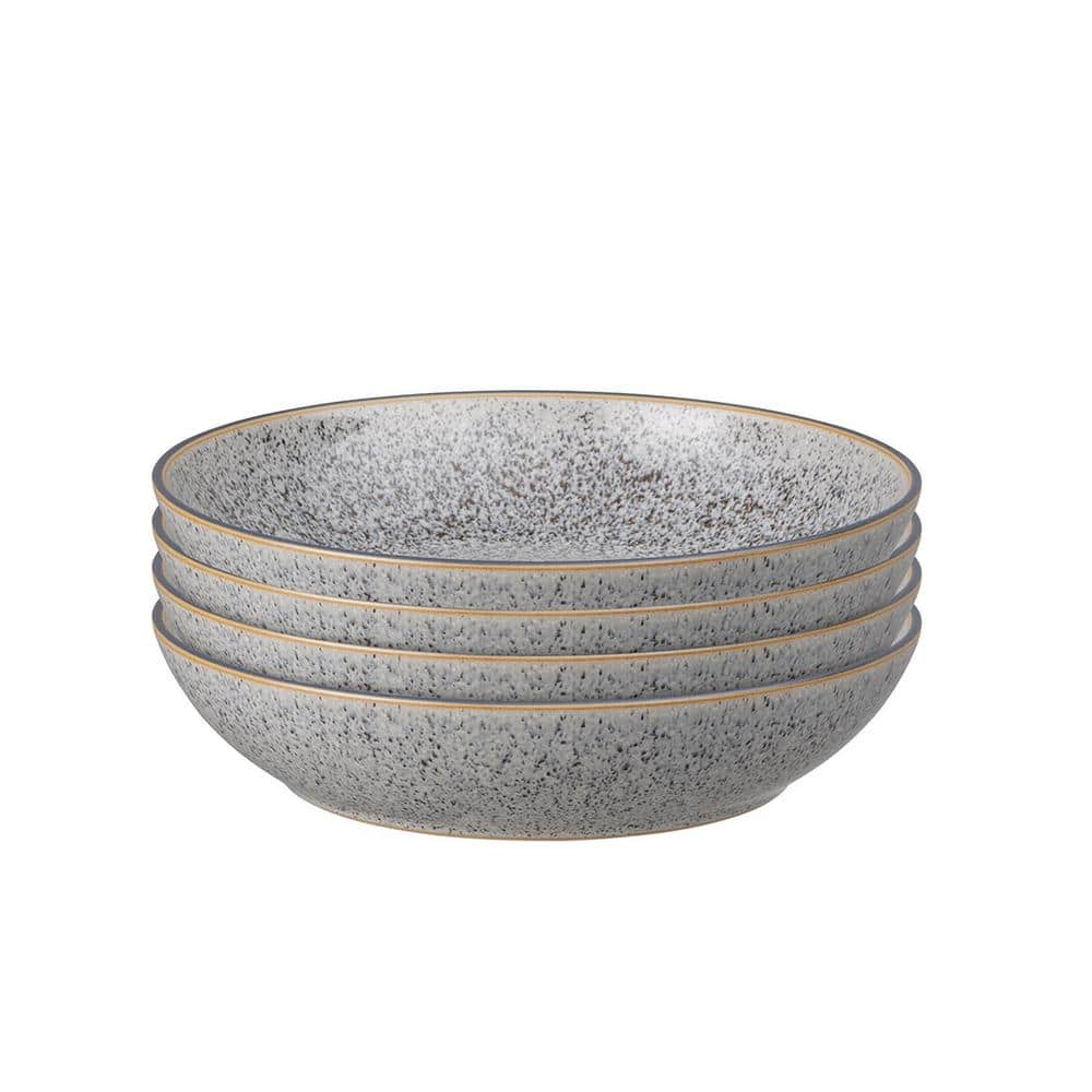 Denby Studio Grey Stoneware 13.52 fl. oz. Pasta Bowl (Set of 4) STG-052G/4