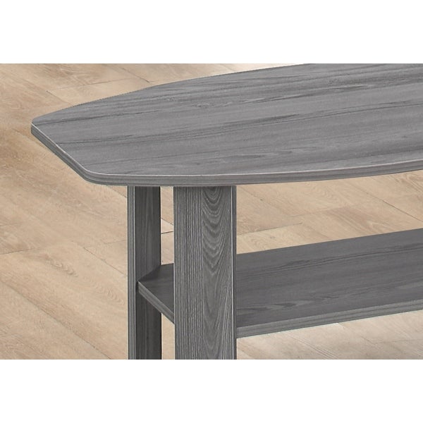 HomeRoots Grey Table Set - 3Pcs Set - 35.5 x 21.5 x 16.25