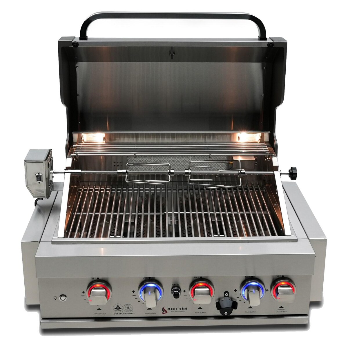 Mont Alpi 400 32-Inch Built-In Propane Gas Grill