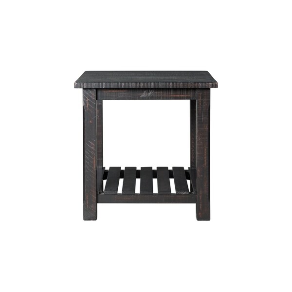 Barn Door Wood End Table by Martin Svensson Home