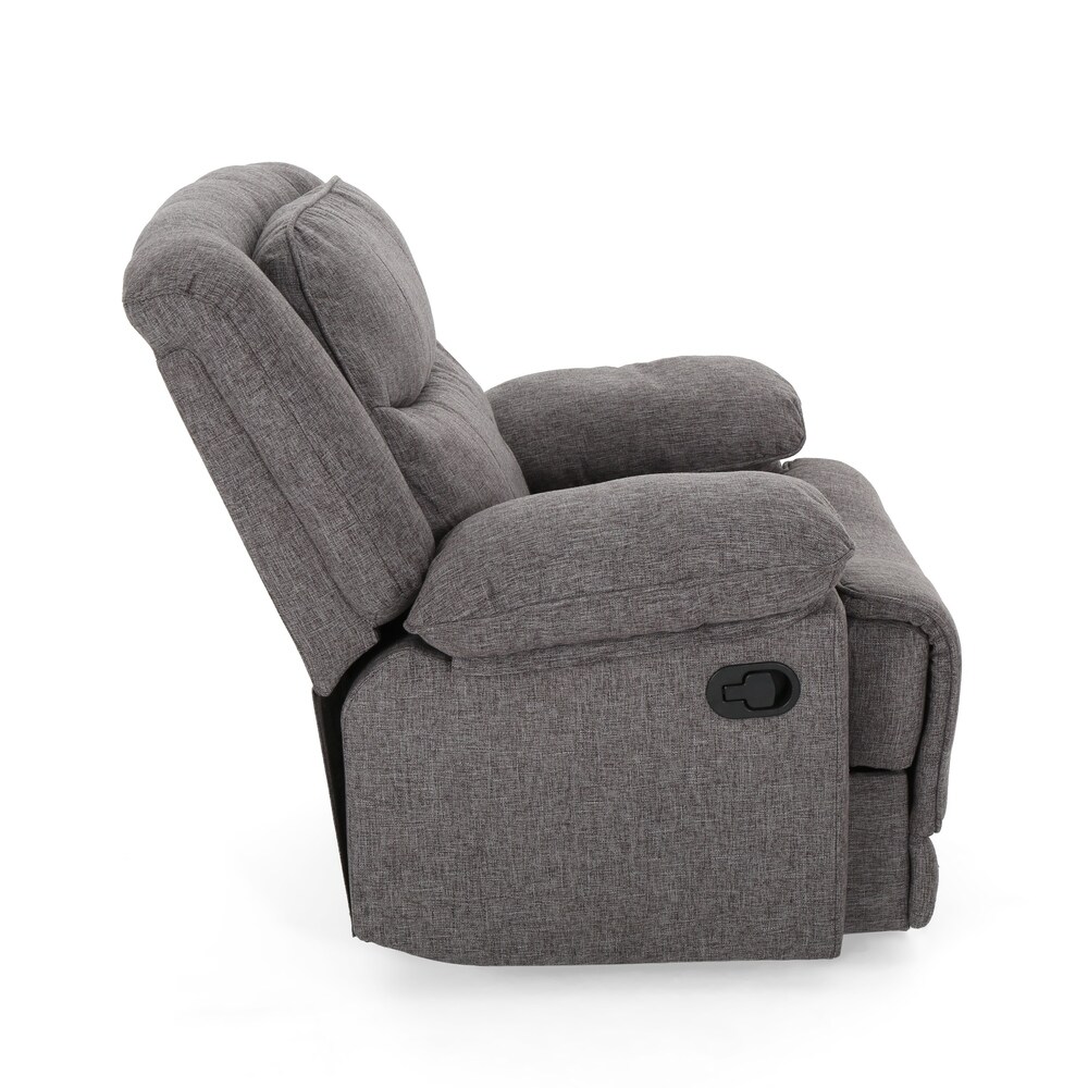 Estrada Contemporary Fabric Glider Recliner by Christopher Knight Home