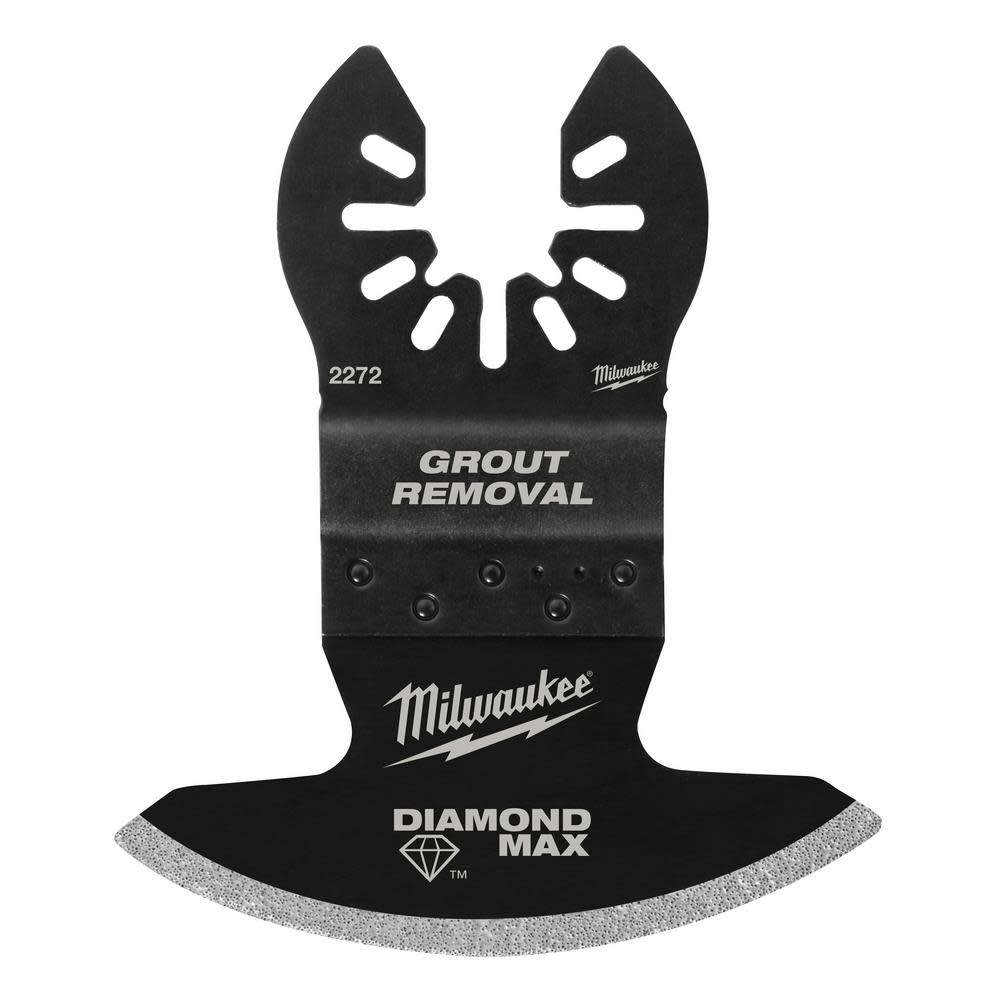 Milwaukee Universal Fit OPEN-LOK Diamond MAX Diamond Grit Grout Removal Multi-Tool Blade 1 PK 49-25-2272 from Milwaukee