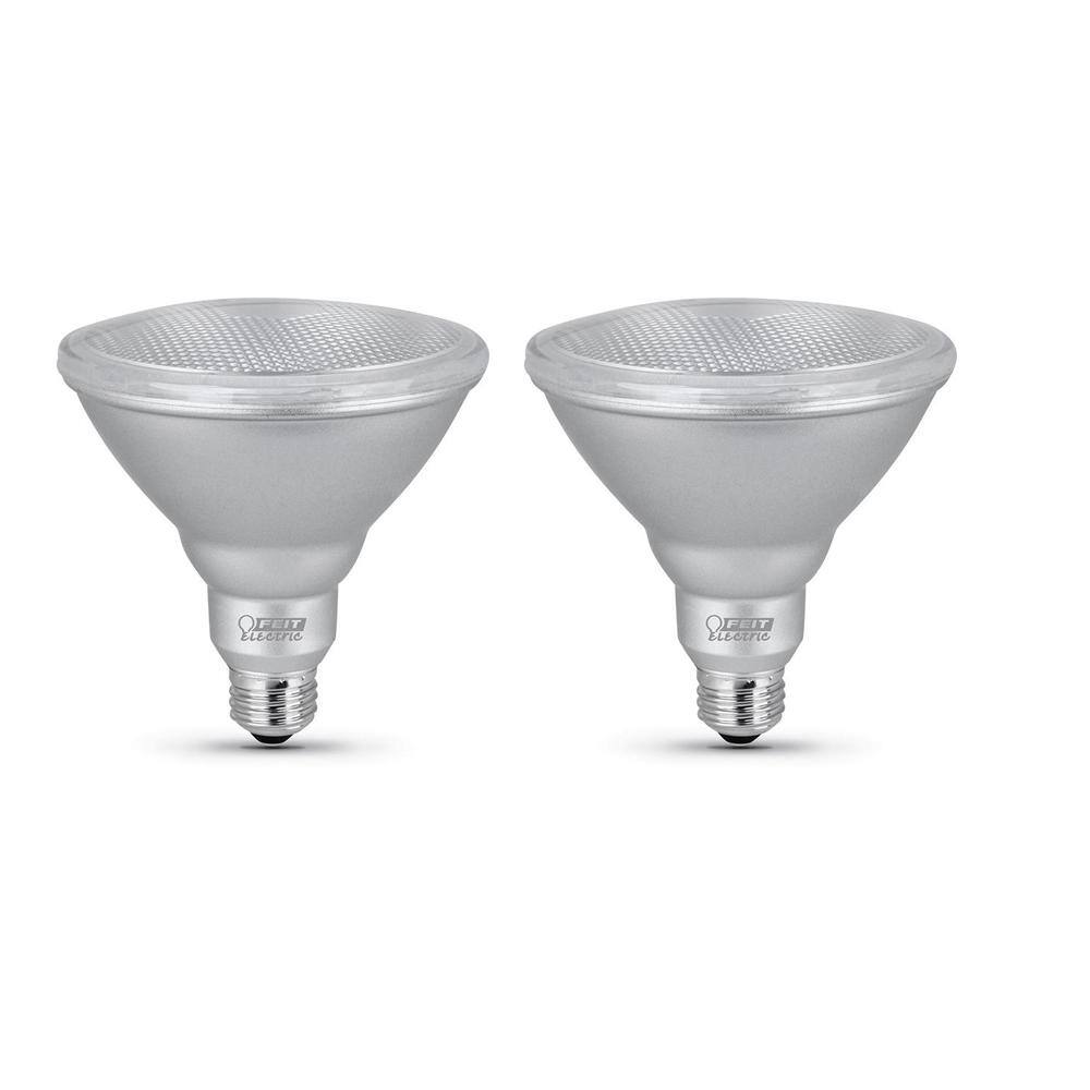 Feit Electric 90-Watt Equivalent PAR38 Dimmable Security or Track Lighting ENERGY STAR 90+ CRI Flood LED Light Bulb Daylight (2-Pack) PAR38DM950CA2