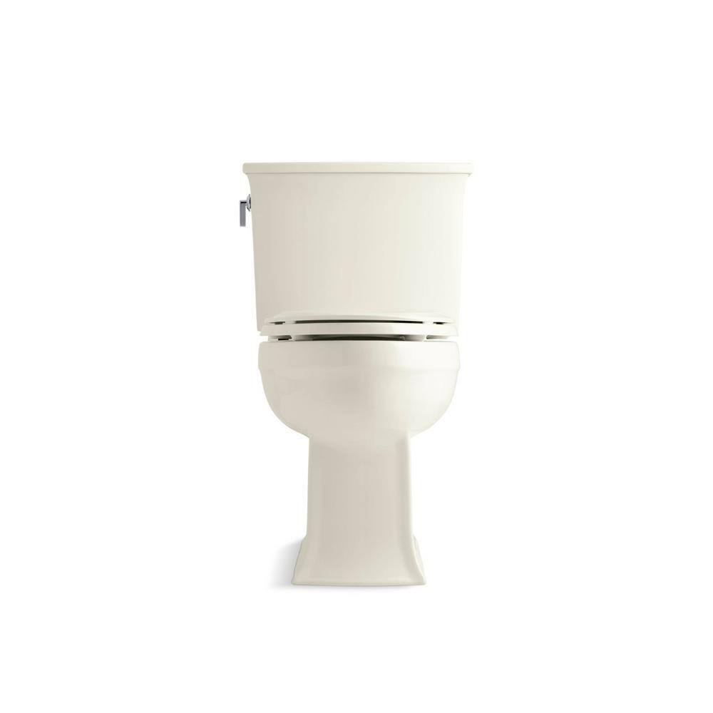 KOHLER Archer Comfort Height 2-piece 1.28 GPF Single Flush Elongated Toilet with AquaPiston Flushing Technology in Biscuit K-3551-96