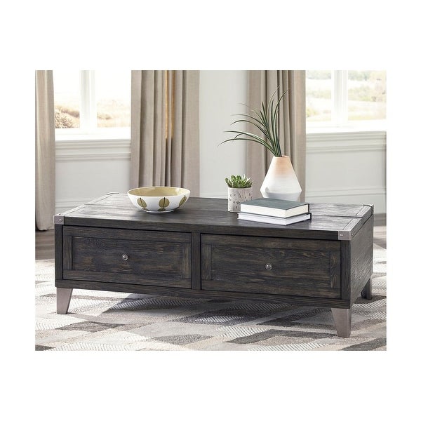 Ashley T901-9 Weathered Pine Finish Todoe Lift Top Cocktail Table