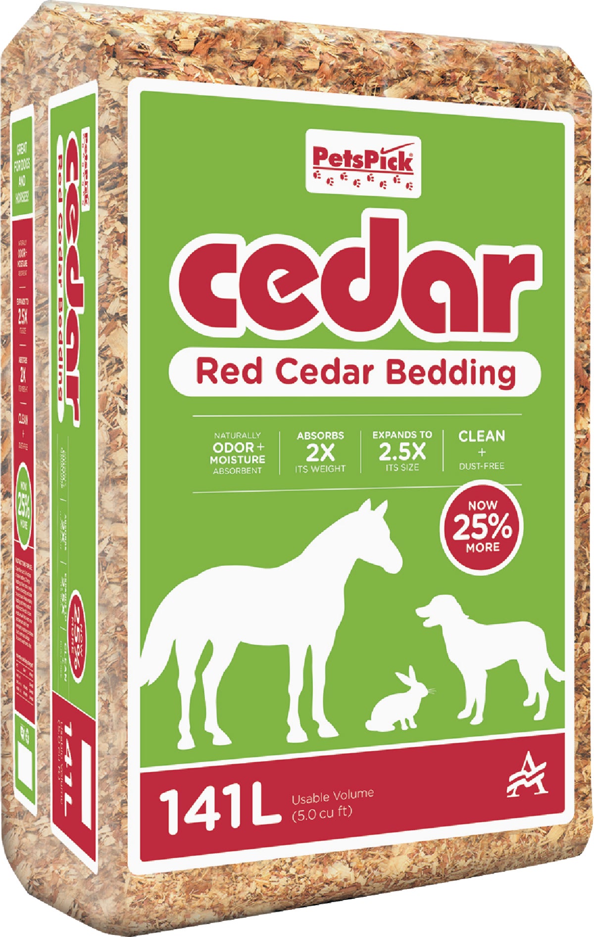 PetsPick Red Cedar Pet Bedding