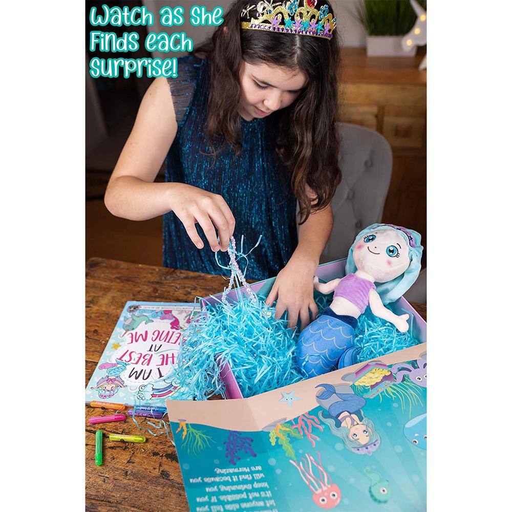 THE MEMORY BUILDING COMPANY Large Mermaid Surprise Box for Kids Ages 6 and Up GB 002