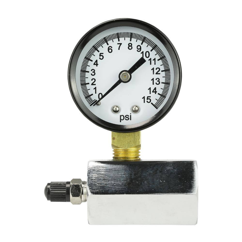 DANCO 0 - 15 psi 110 Increment Compressed Air Test Gauge 94352