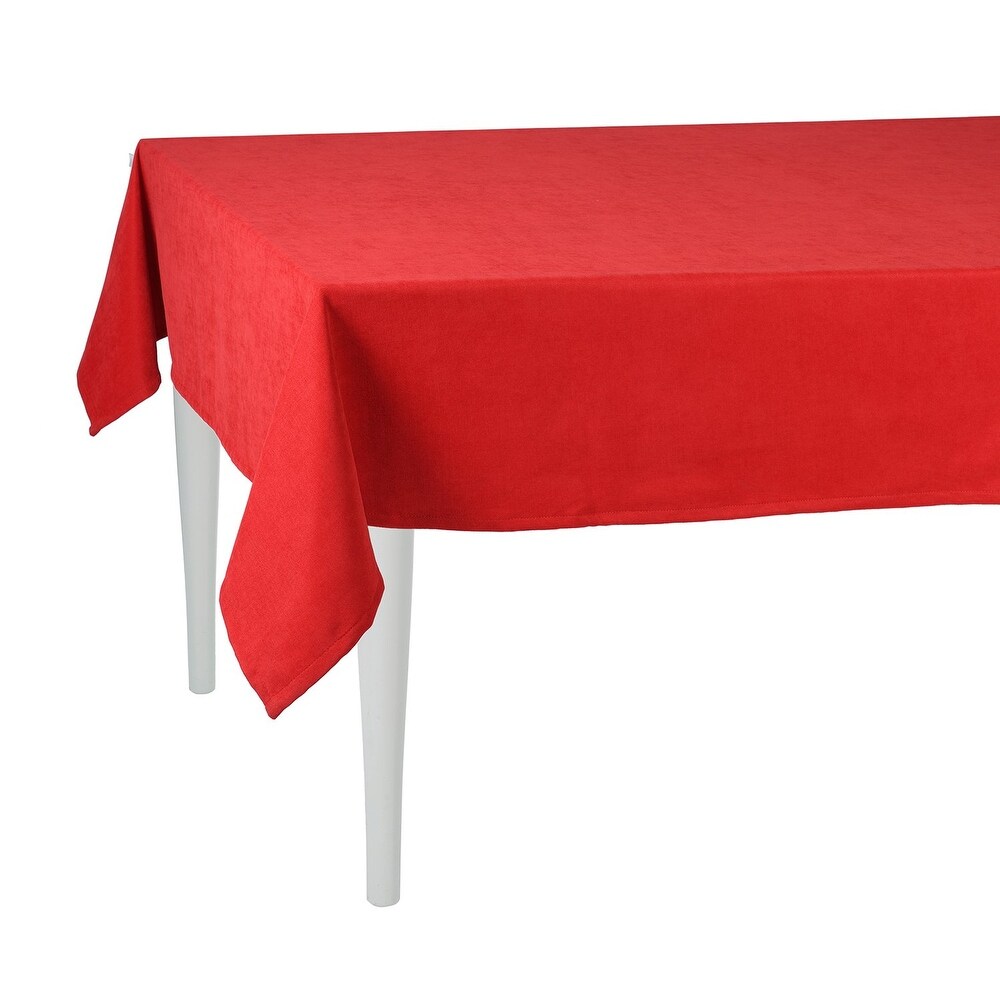 Merry Christmas Solid Decorative Tablecloth