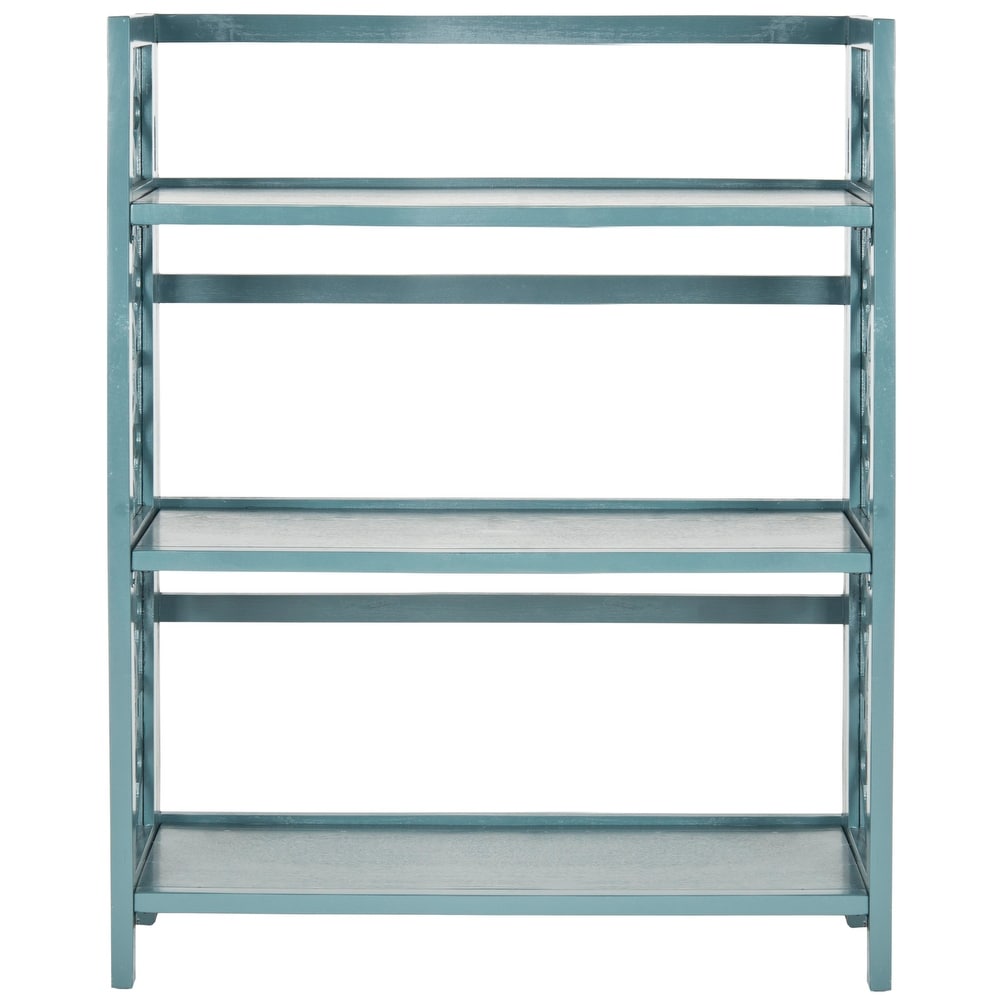 SAFAVIEH Natalie Teal Low Bookcase   33.5\