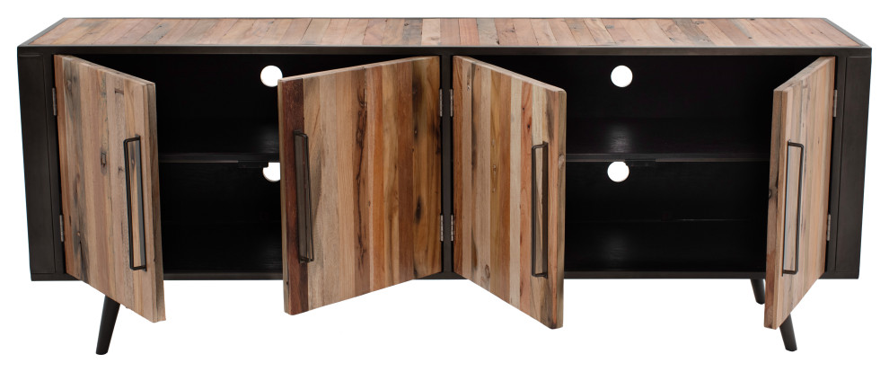 Nordic TV Dresser 4 Doors   Midcentury   Entertainment Centers And Tv Stands   by Nova Solo Furniture  Houzz