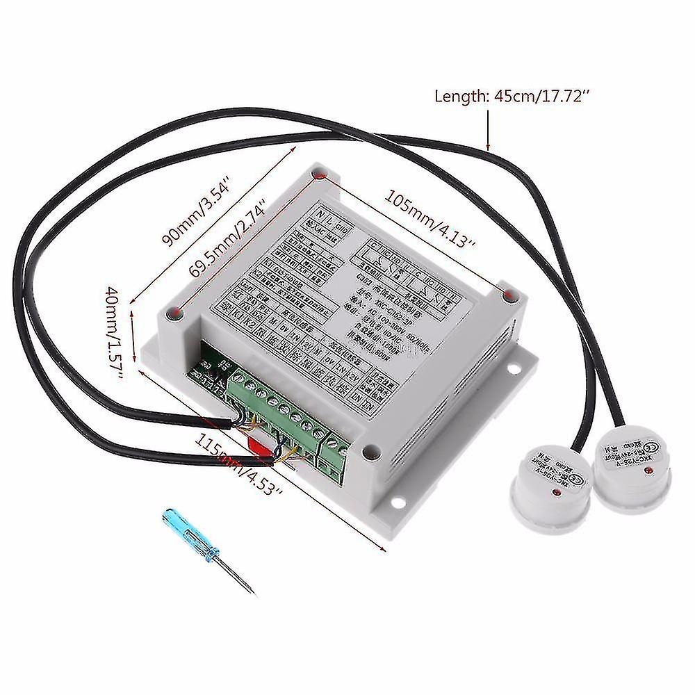 High And Low Liquid Level Intelligent Controller With 2 Non-contact Sensor Module Automatic Control Liquid Water Level My02 19