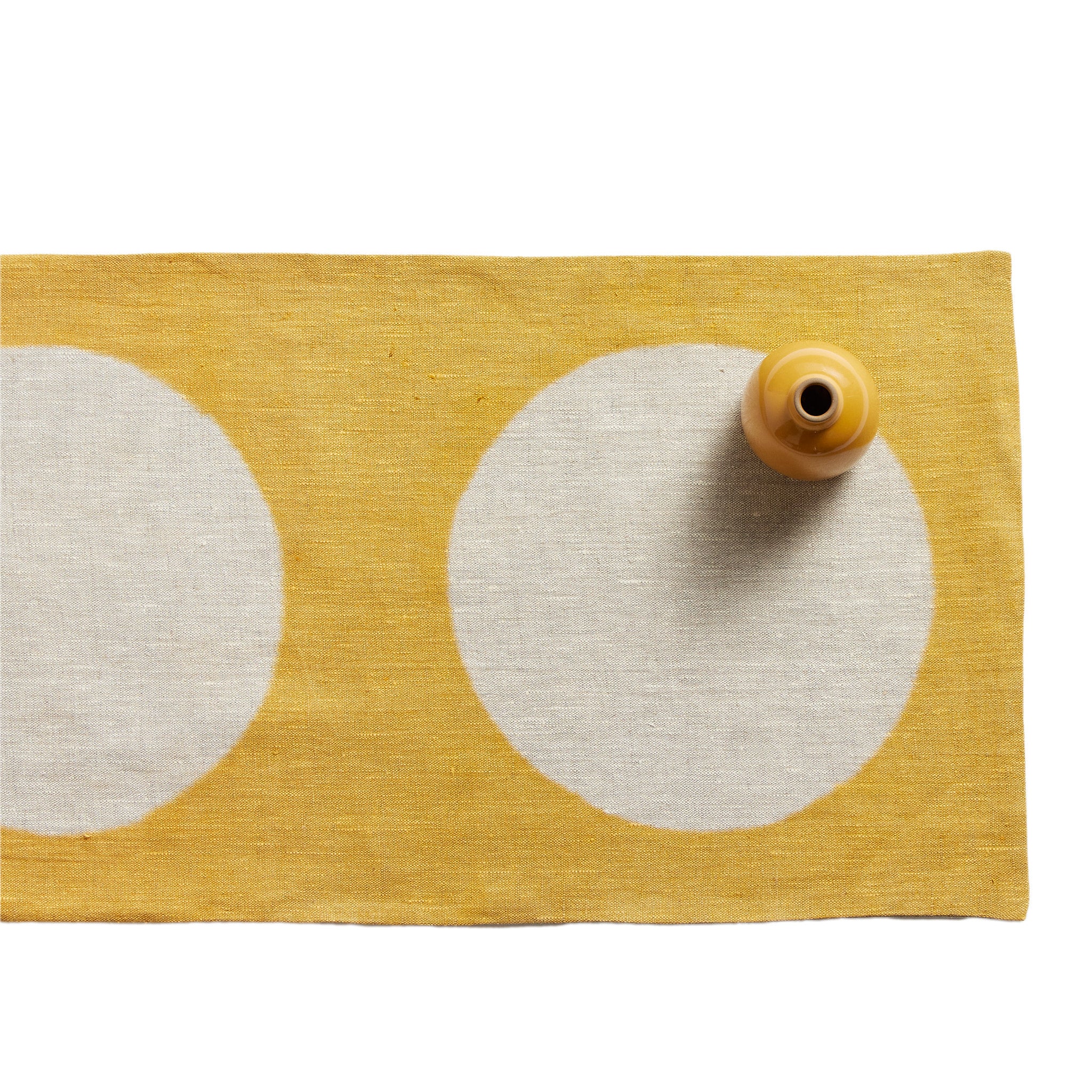 Circles Table Runner in Butterscotch