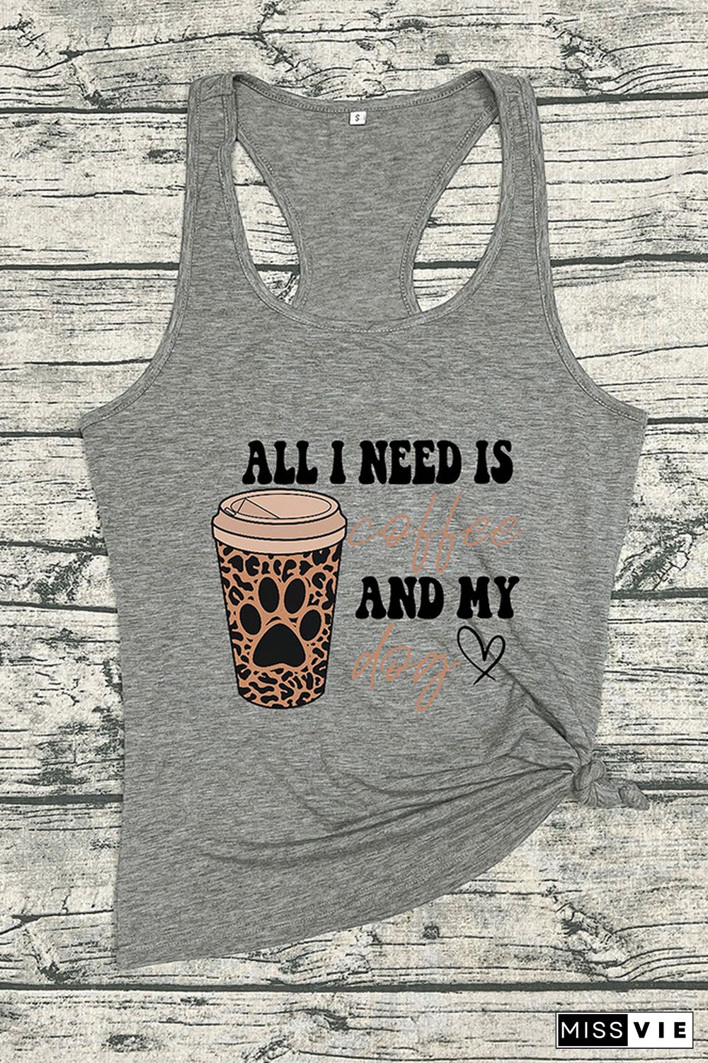 Coffee and my dog Tank Top