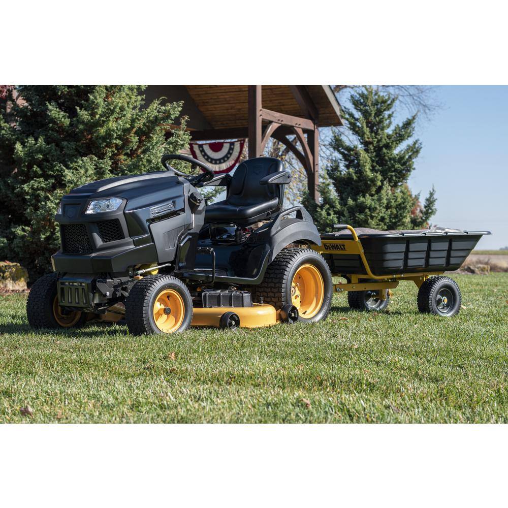 DW 800lb10 Cu. Ft. SwivelDump Cart - Convertible to TowWheelbarrow DXTB0573