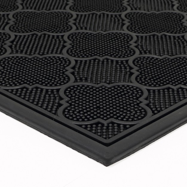 Solid Doormat Black Mohawk