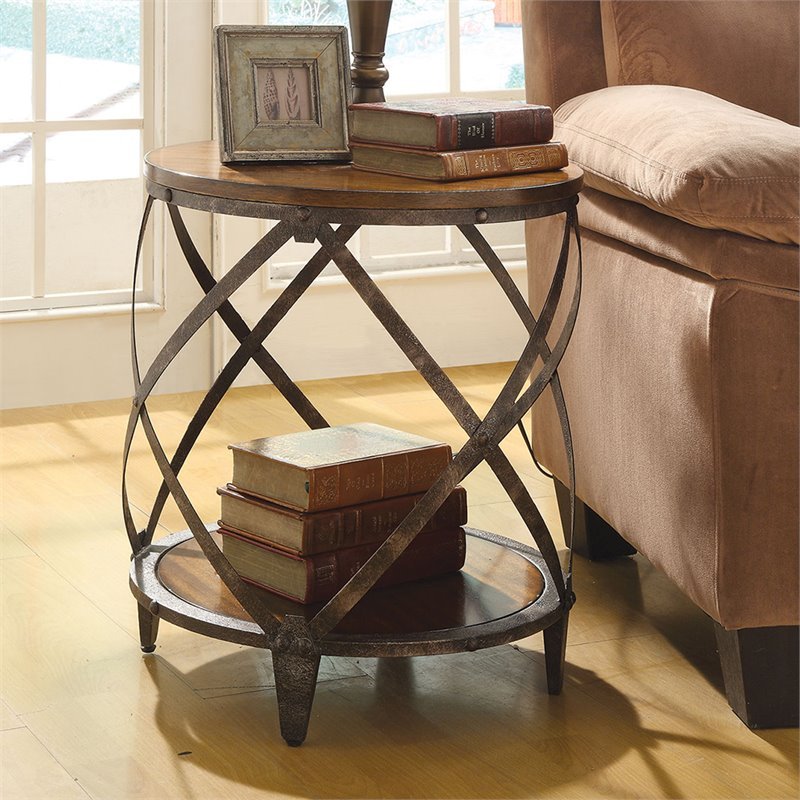 Coaster Fine Furniture Accent Table Brown 903326