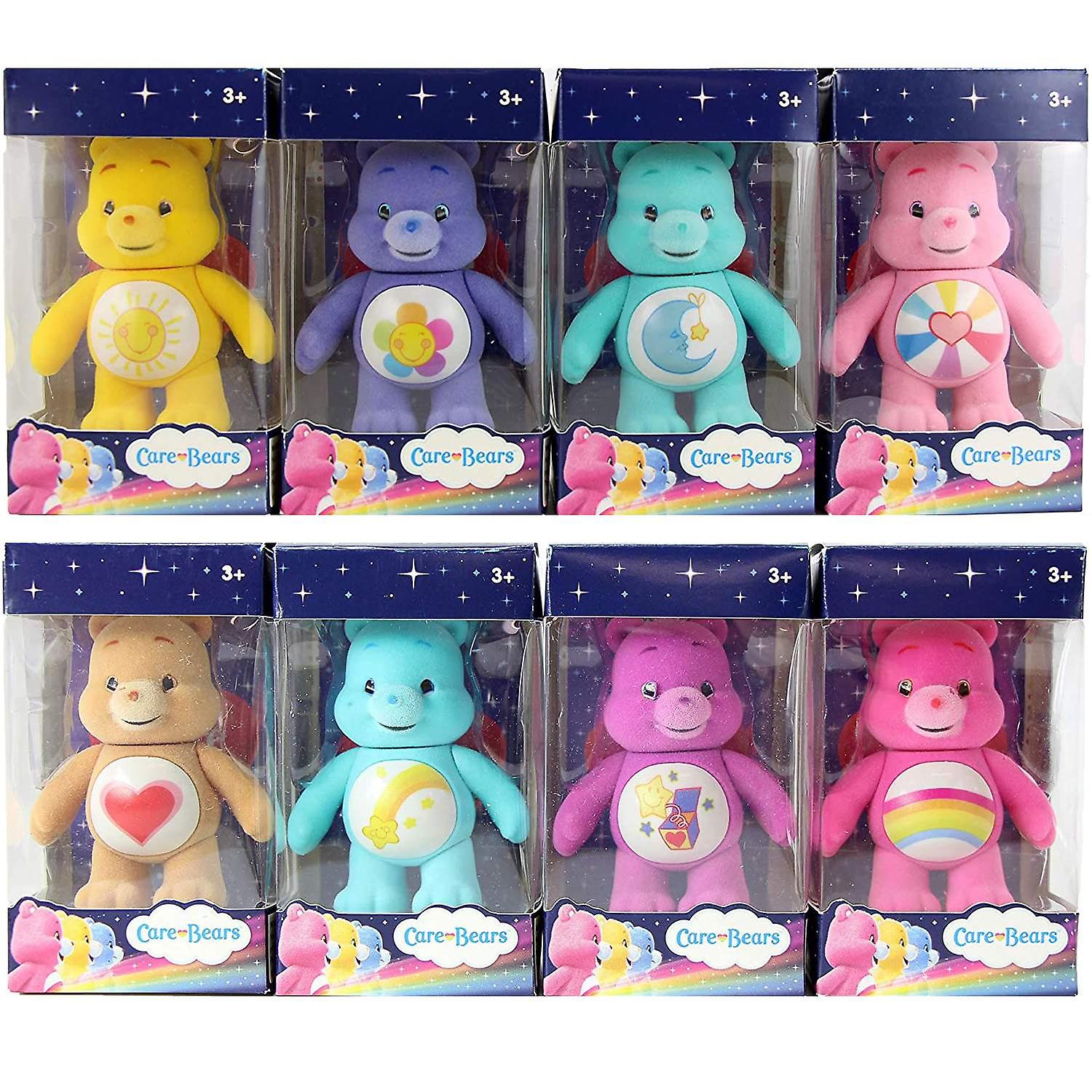 8-Pack The Cuddly Bears Collect/Game Figures Moving Trails 7cm