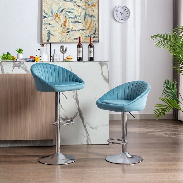 Adjustable Counter Height Bar Stools Set of 2