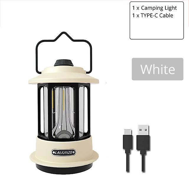 8000 Lumens Retro Camping Lights Outdoor Rechargeable Led Lanterns Camping Usb Rechargeable Emergency Lighting Portable Lights