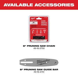 MW M18 FUEL 18-Volt Lithium-Ion Brushless Battery 8 in. HATCHET Pruning Saw (Tool-Only) 3004-20