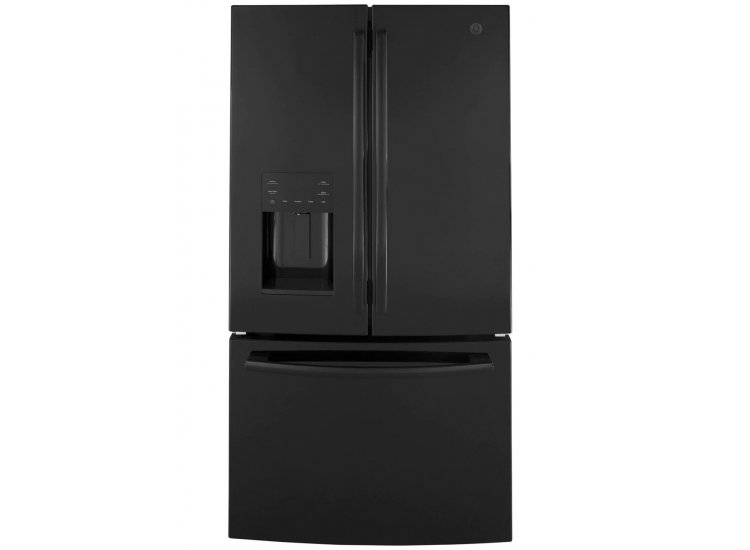 GE ADA ENERGY STAR 25.6 Cu. Ft. Black French-Door Refrigerator