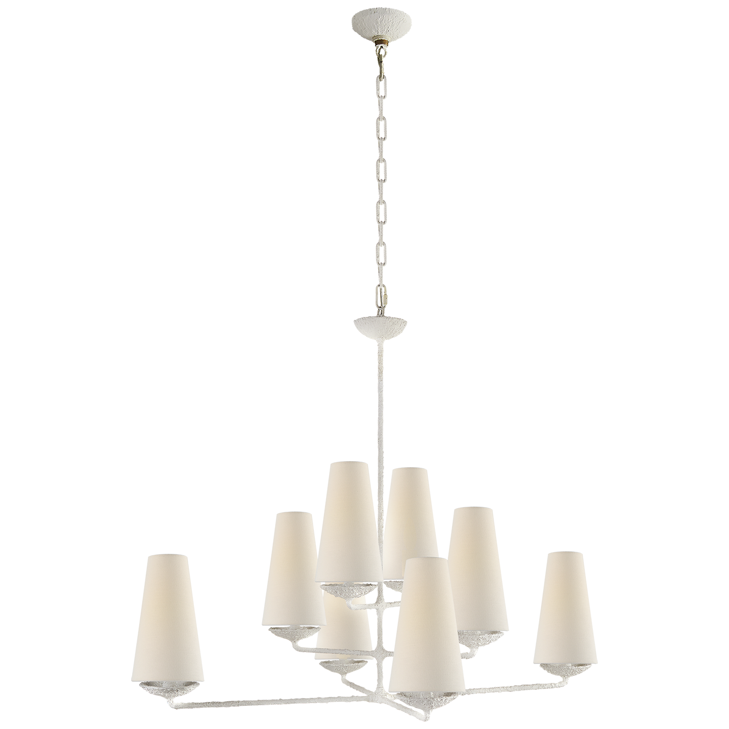 Fontaine Large Offset Chandelier in Various Colors