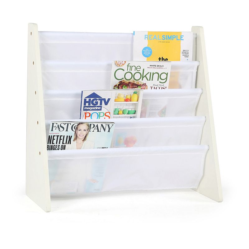 Humble Crew 4-Pocket Wood Book Rack