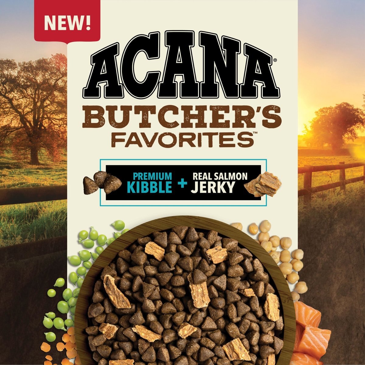 ACANA Butcher’s Favorites Grain-Free Wild-Caught Salmon Recipe Dry Dog Food